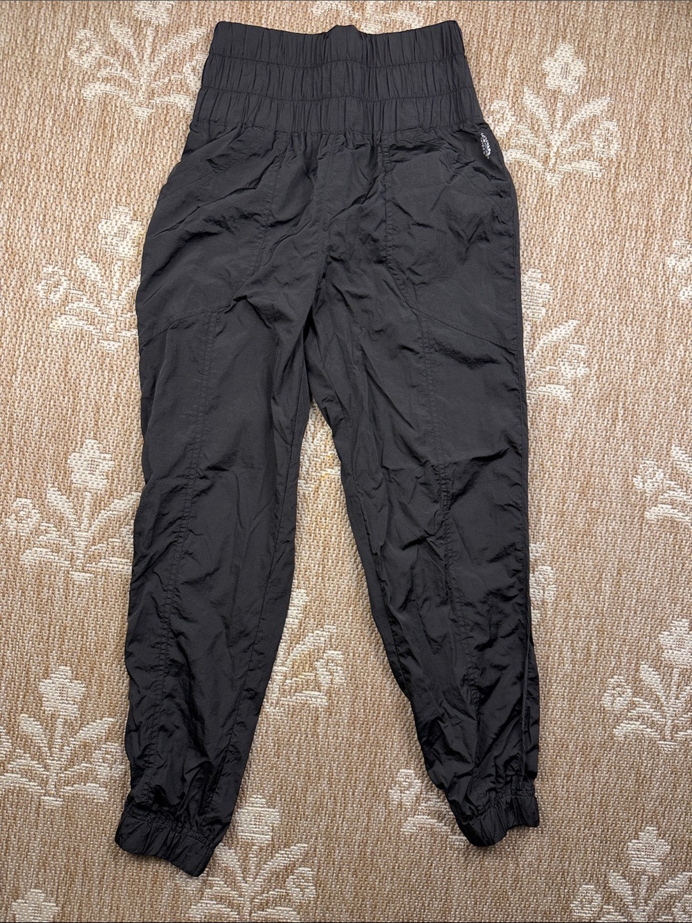 FP Movement Black Elastic-Waist Jogger Pants
